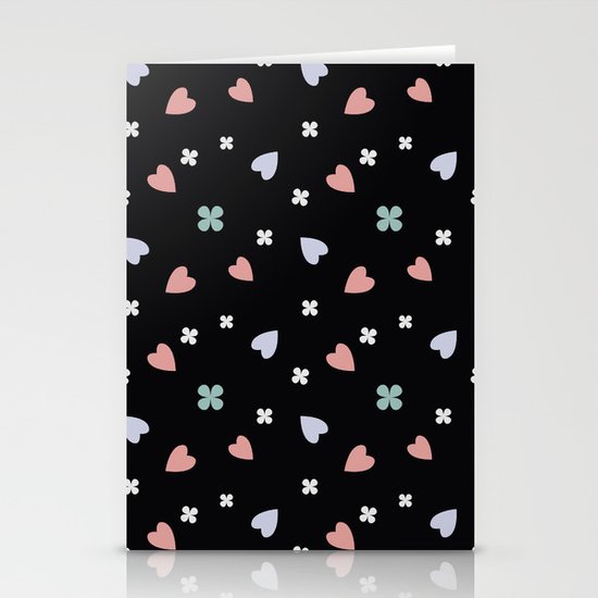 Hearts Stationery Cards