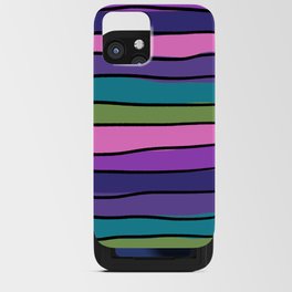 Cool bold stripes iPhone Card Case