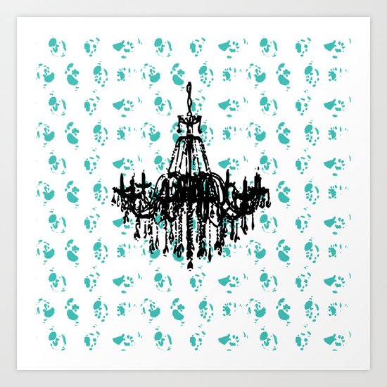 The Chandelier Art Print