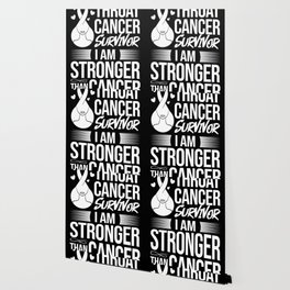 Head and Neck Throat Cancer Ribbon Survivor Wallpaper