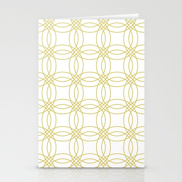 Simply Vintage Link Mod Yellow on White Stationery Cards