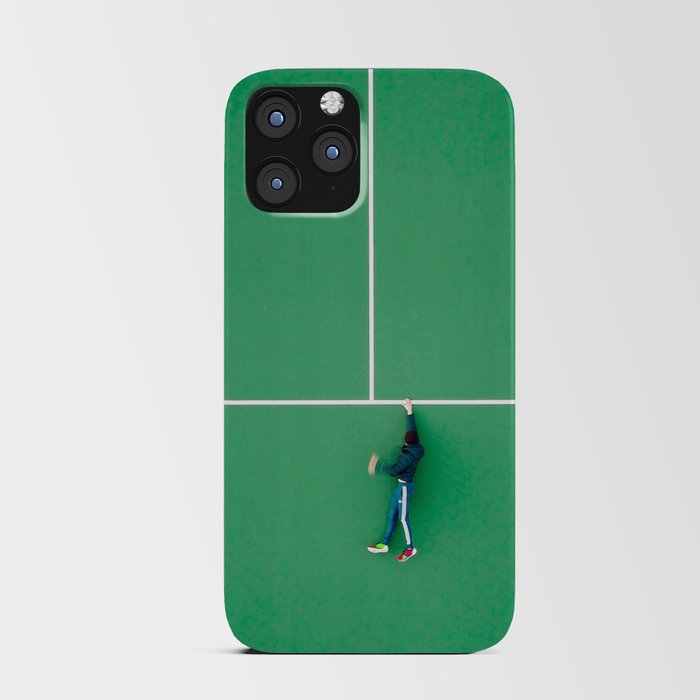 Tennis court green iPhone Card Case