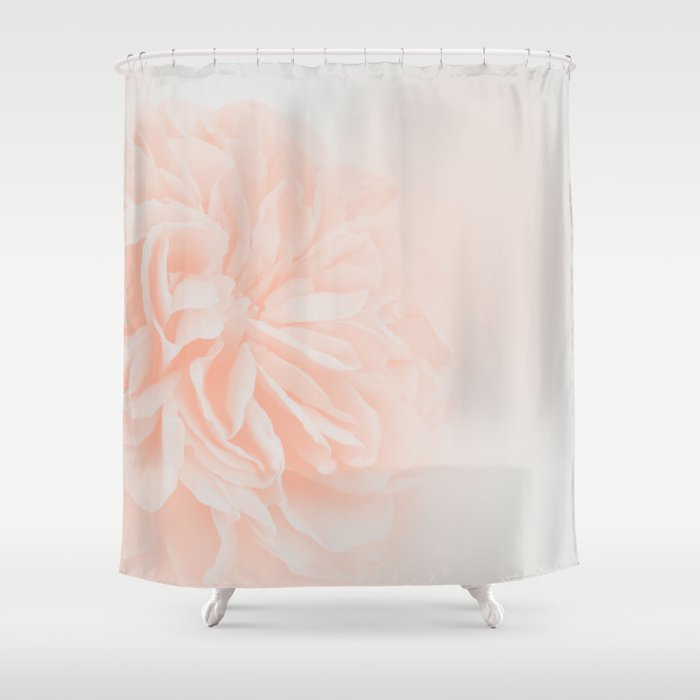 Light Peach Rose #3 #floral #art #society6 Shower Curtain