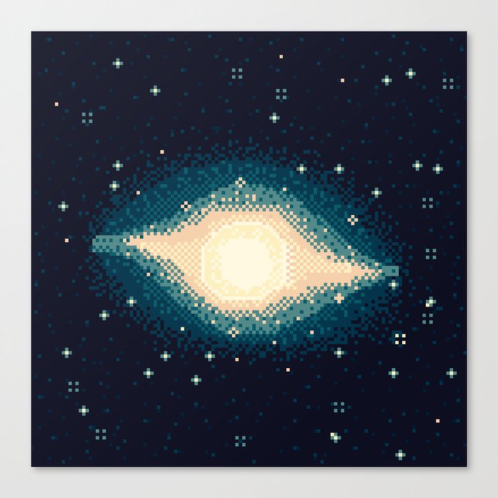 Sombrero Galaxy M104 (8bit) Canvas Print