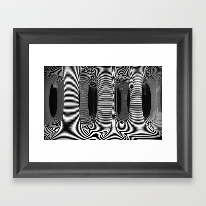 Dizzy Abstract Room Framed Art Print