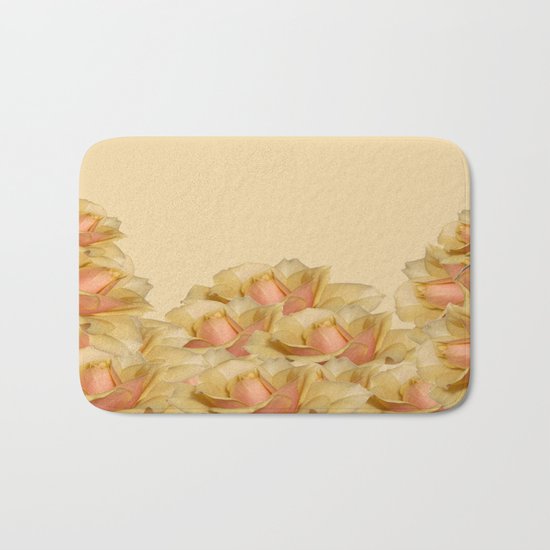 Peach Rose Delight Bath Mat