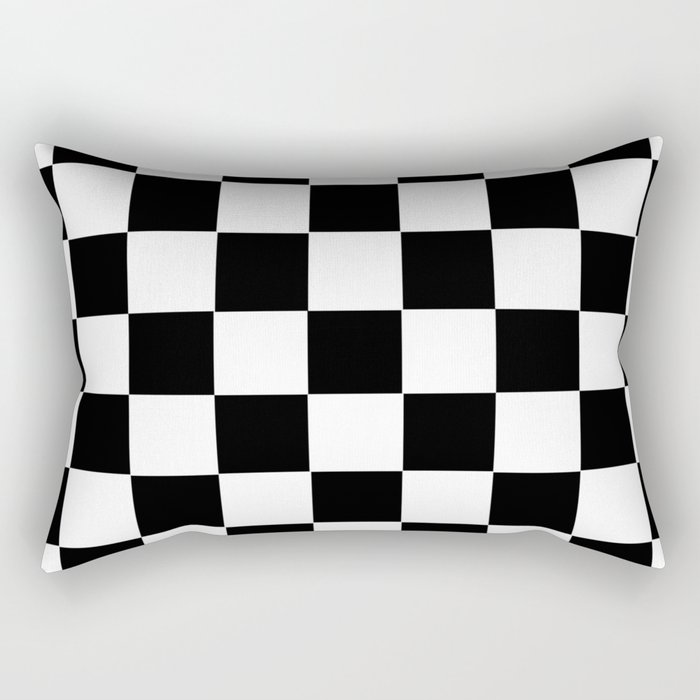 Checkerboard Rectangular Pillow