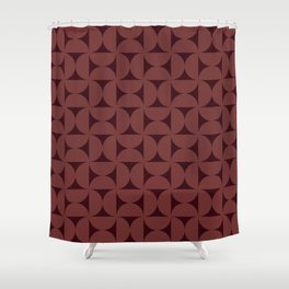 Patterned Geometric Shapes LXXXVIII Shower Curtain