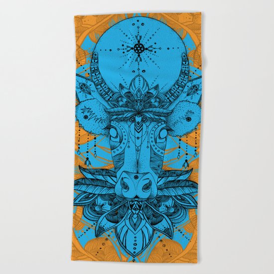 Holy Cow Beach Towel