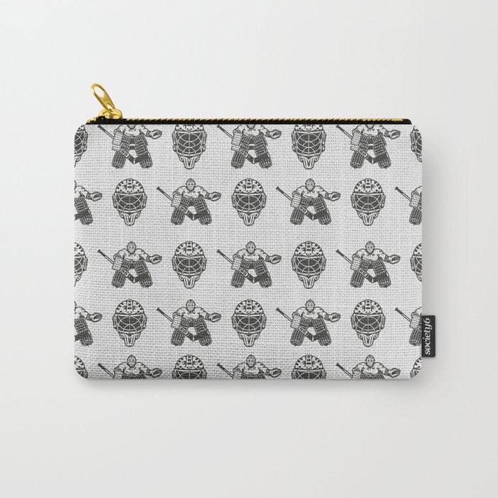 Hockey Goalie Pattern Carry-All Pouch