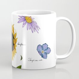 Garden Sketches: Bees and Flowers Mug