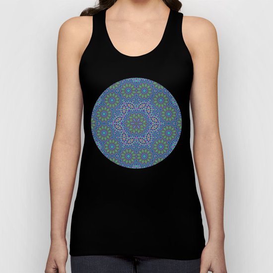 Lace kaleidoscope Unisex Tank Top