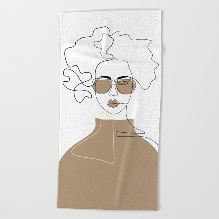 Style The Tan Beach Towel