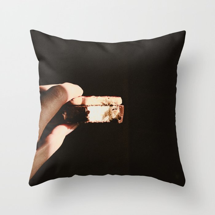 Delicious chocolate souffle cookies Throw Pillow