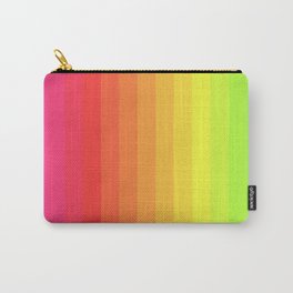 Gradient Stripes - Magenta to Red to Orange to Yellow to Green Carry-All Pouch