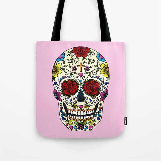 Sugar Skull Tote Bag