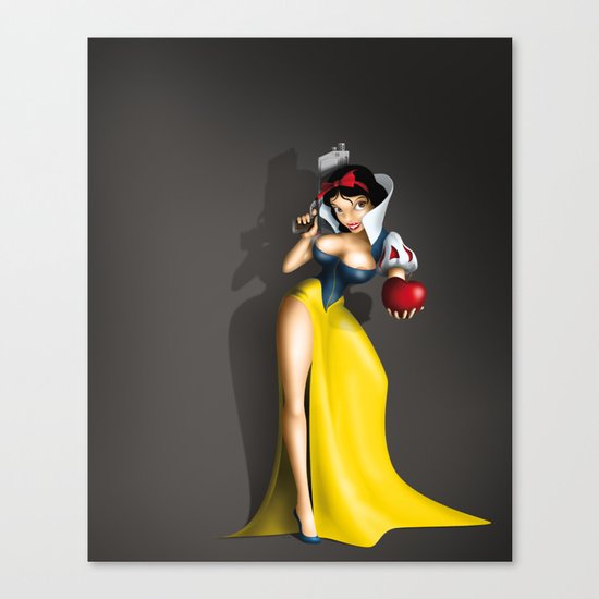 Snow White Canvas Print
