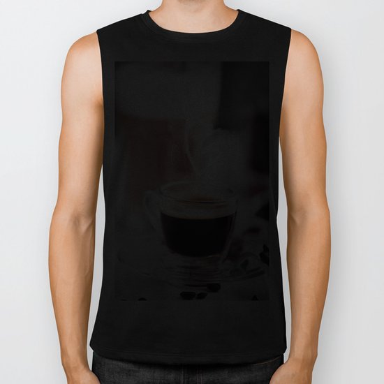 Coffee with heart Biker Tank