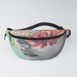 WOMAN WITH FLOWERS 12 Fanny Pack