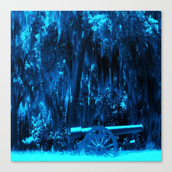 Blue Moss Canvas Print