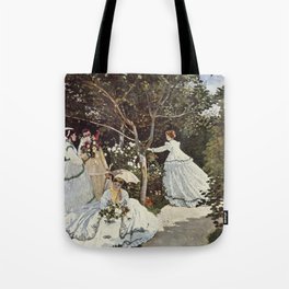 Claude Monet - Women in the Garden.jpg Tote Bag