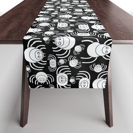 Spiders Pattern (Black) Table Runner