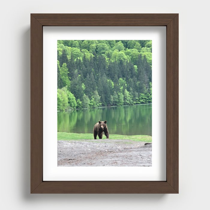 Lac de St. Anna Recessed Framed Print