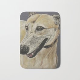 Greyhound Bath Mat | Nature, Painting, Animal, Children 