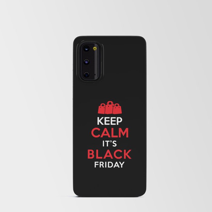 Black Friday Shopping Saying Android Card Case