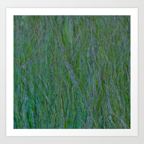Abstract ~ Grass Art Print