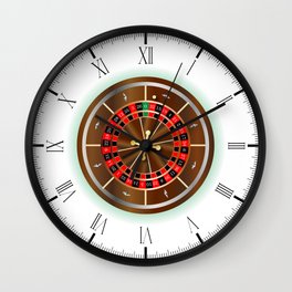 Roulette Wheel Wall Clock