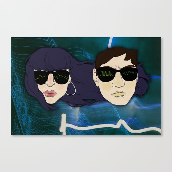 "Reign of Terror" by Virgina McCarthy & Cap Blackard Canvas Print