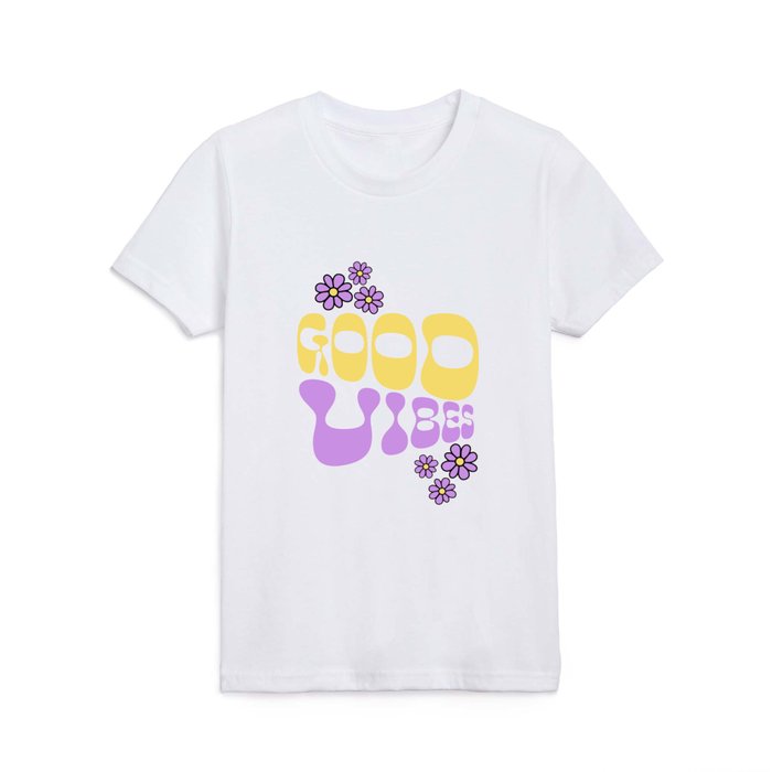 Groovy Good Vibes Kids T Shirt