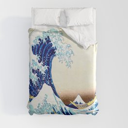 The Great Wave off KanagawA Duvet Cover