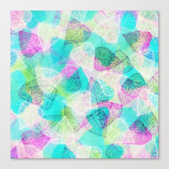 Translucent Leaves Canvas Print