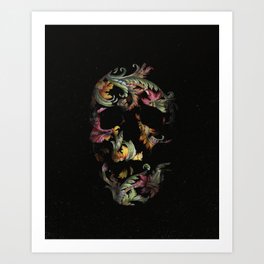 Paisley Skull Art Print