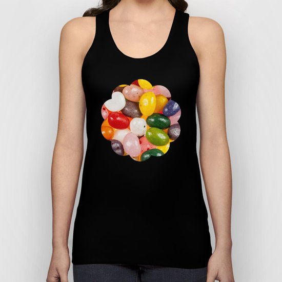 Cool colorful sweet Easter Jelly Beans Candy Unisex Tank Top