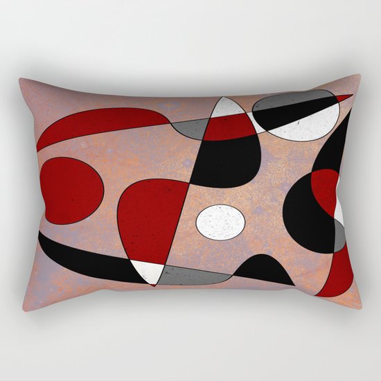 Abstract #154 Lost in the Confusion Rectangular Pillow