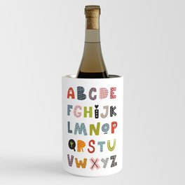 Decorative Alphabet Wine Chiller