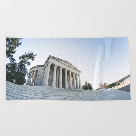 Skewed Politics Beach Towel
