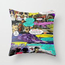 “Code Name: King #2” Comic Book Page Art  Throw Pillow