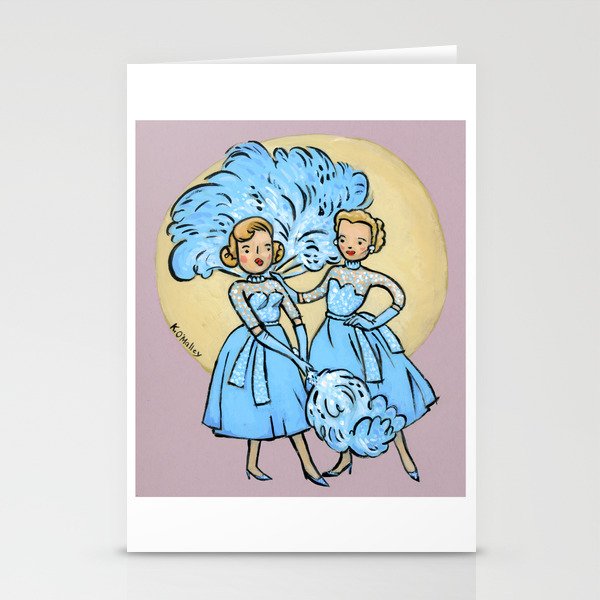 Sisters: White Christmas Stationery Cards