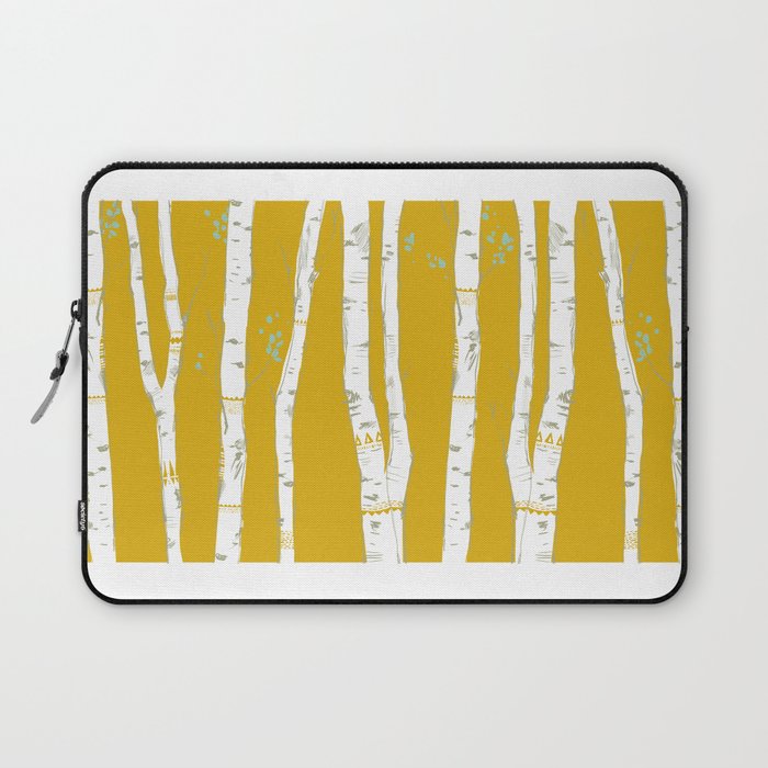 Birch Trees Laptop Sleeve