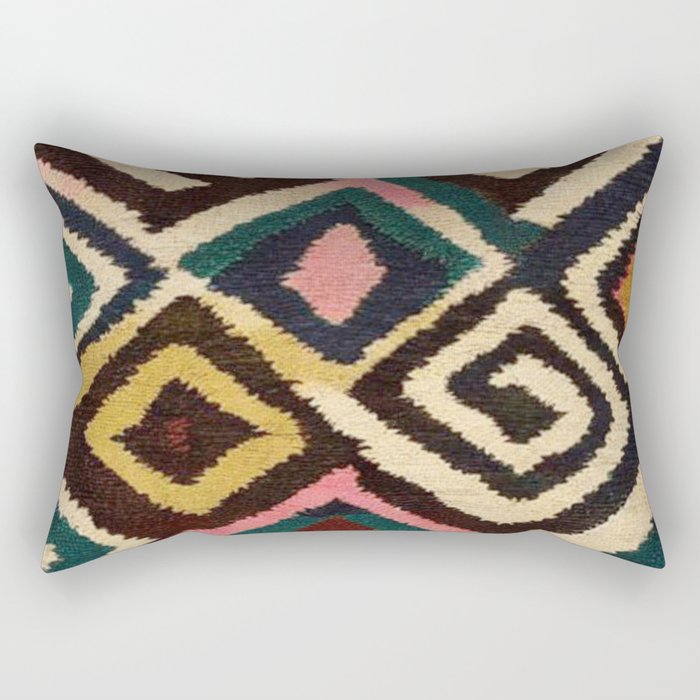 Kilim Classic Multi-Colored Rectangular Pillow