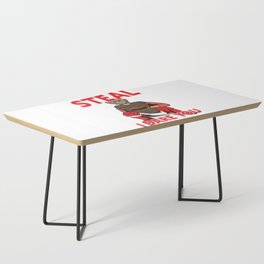Steal I Dare You Baseball Catcher Coffee Table
