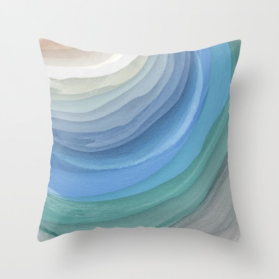 Topography Throw Pillow