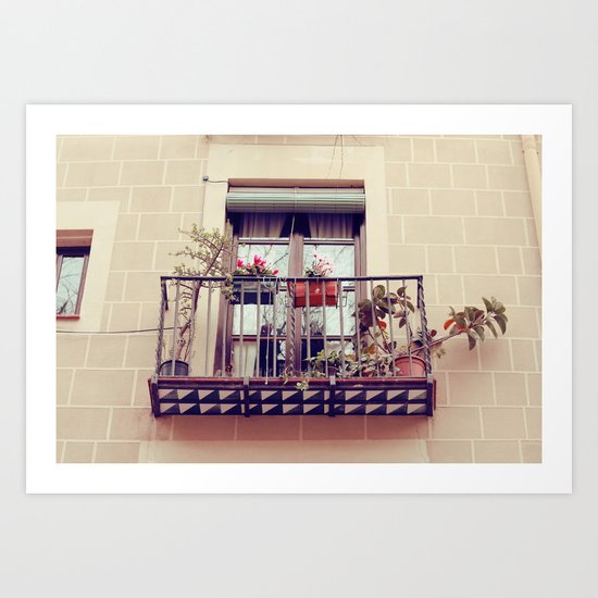 Terrazas del Gotico Art Print