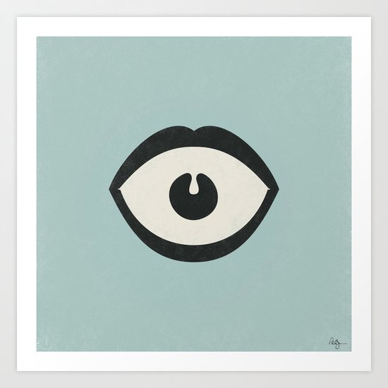 Eye Scream Art Print