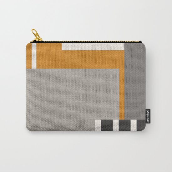 PLUGGED INTO LIFE (abstract geometric) Carry-All Pouch