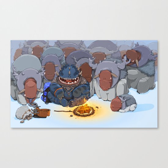 Happy Camper Canvas Print